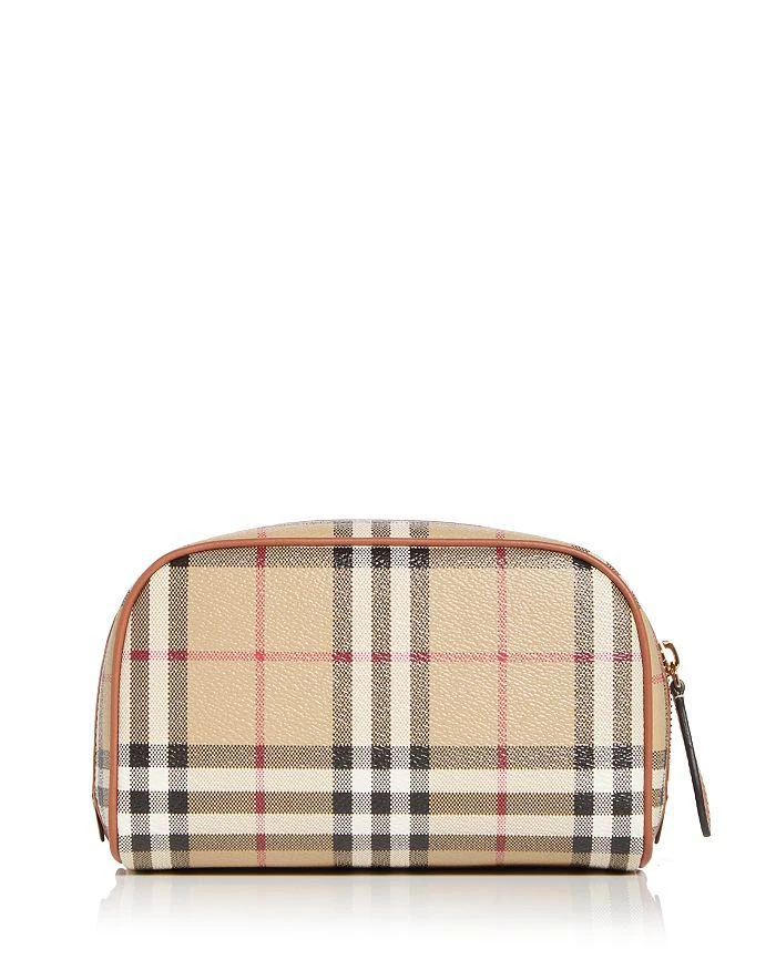 商品Burberry|Small Vintage Check Cosmetics Bag ,价格¥3065,第4张图片详细描述
