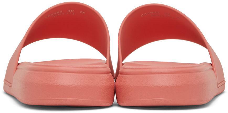 商品Alexander McQueen|Pink Pool Slides,价格¥2674,第6张图片详细描述
