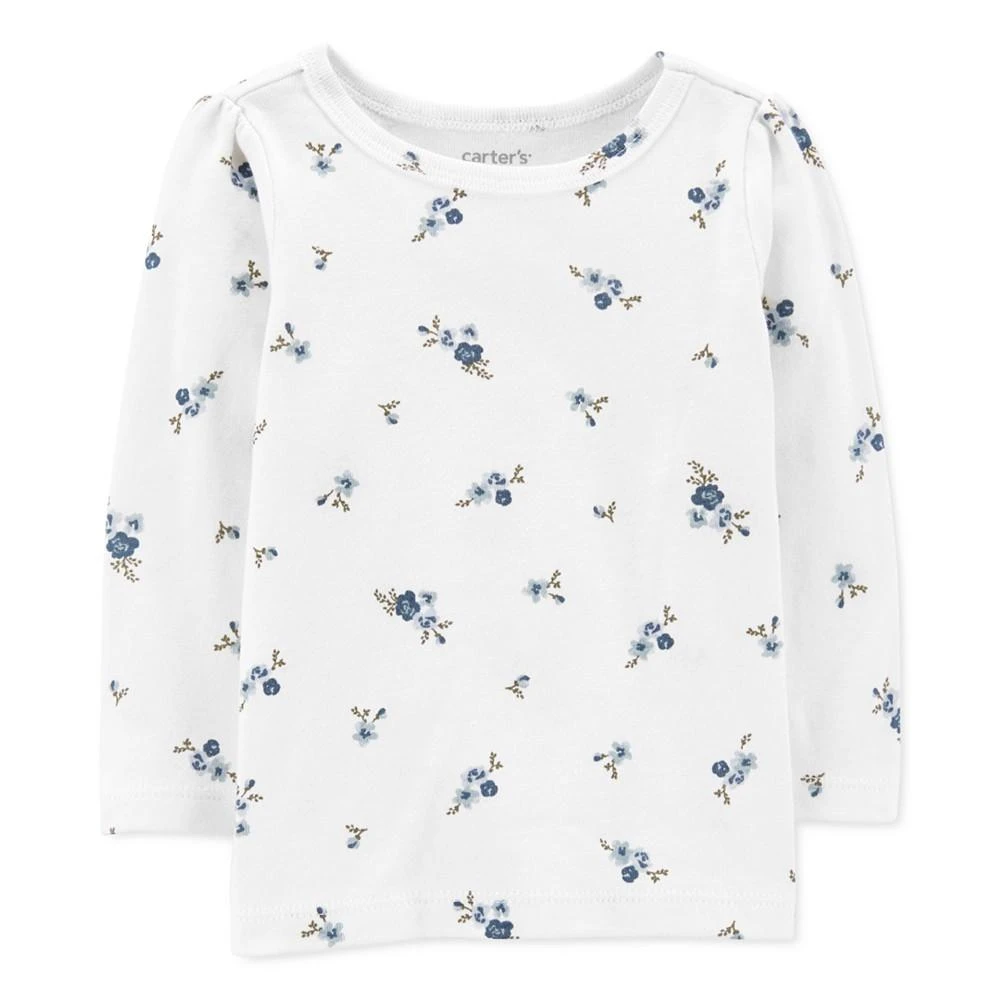 商品Carter's|Baby Girls Floral Long Sleeved T Shirt and Skirtall, 2 Piece Set,价格¥152,第3张图片详细描述
