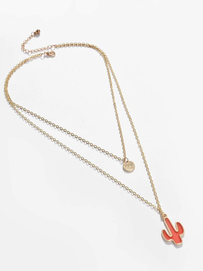 商品SOHI|Red Gold-plated Necklace,价格¥280,第2张图片详细描述