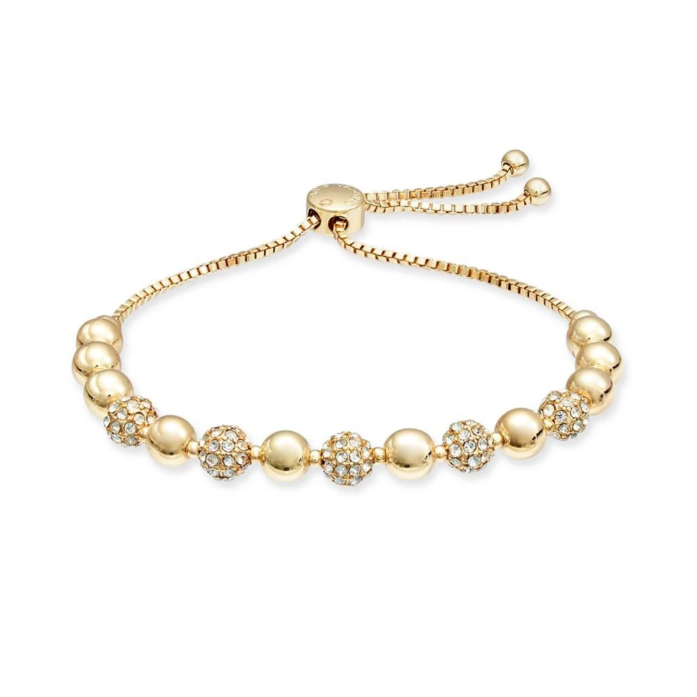 商品Charter Club|Pavé & Imitation Pearl Slider Bracelet, Created for Macy's,价格¥92,第1张图片详细描述