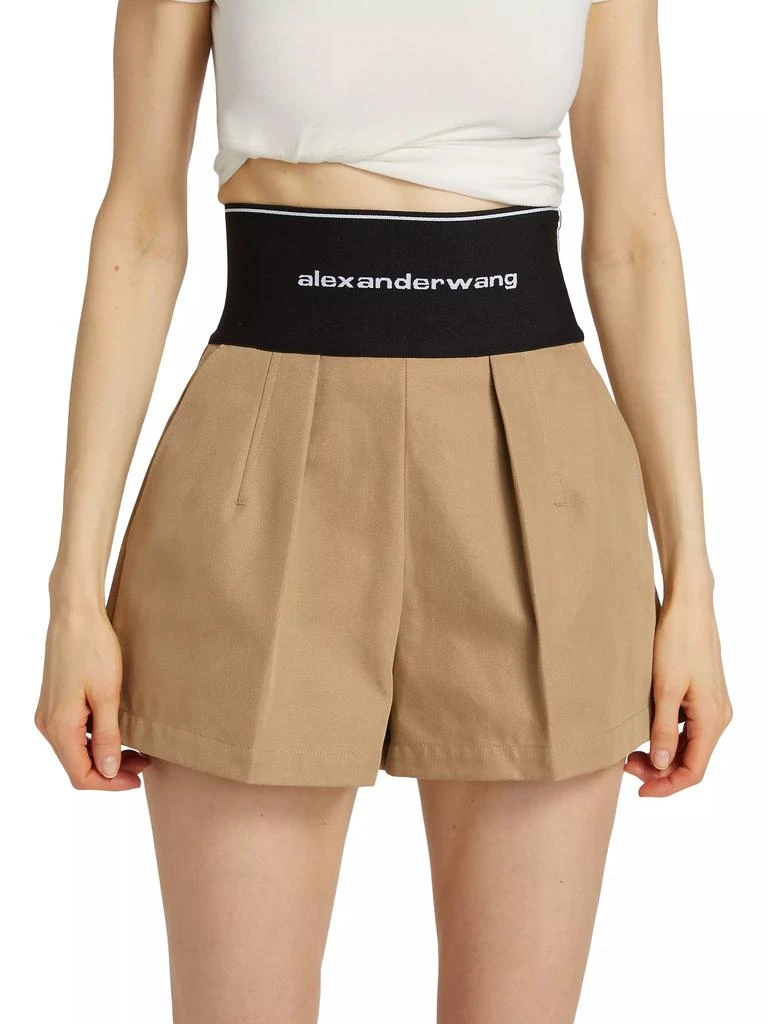 商品Alexander Wang|Banded Logo Waist Shorts,价格¥3753,第3张图片详细描述