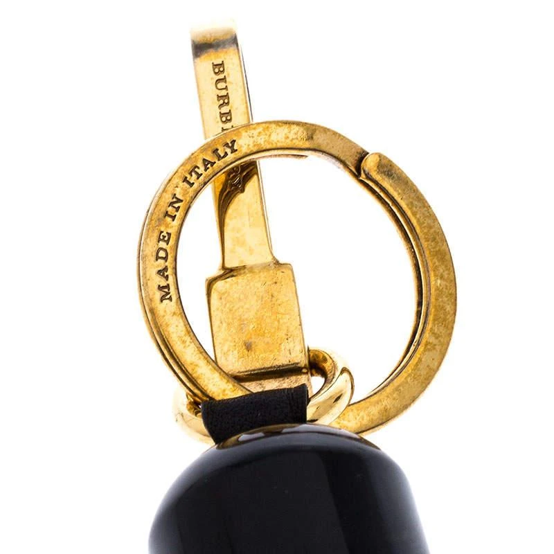 商品[二手商品] Burberry|Burberry Black and Red Royal Guard Gold Tone Bag Charm,价格¥2181,第3张图片详细描述