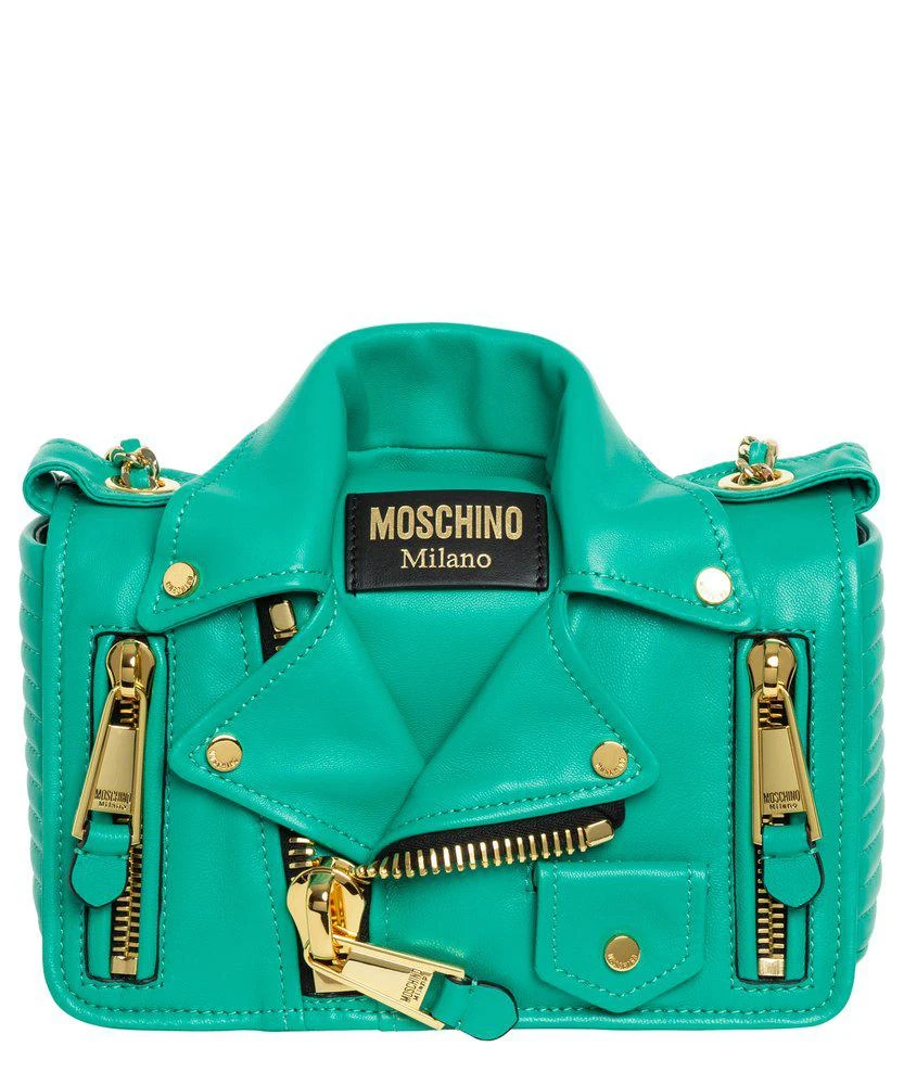 商品Moschino|Moschino Biker Crossbody Bag,价格¥8529,第1张图片