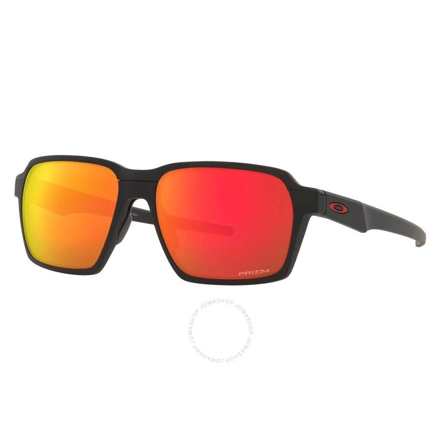 商品Oakley|Parlay Prizm Ruby Rectangular Men's Sunglasses OO4143 414303 58,价格¥931,第1张图片