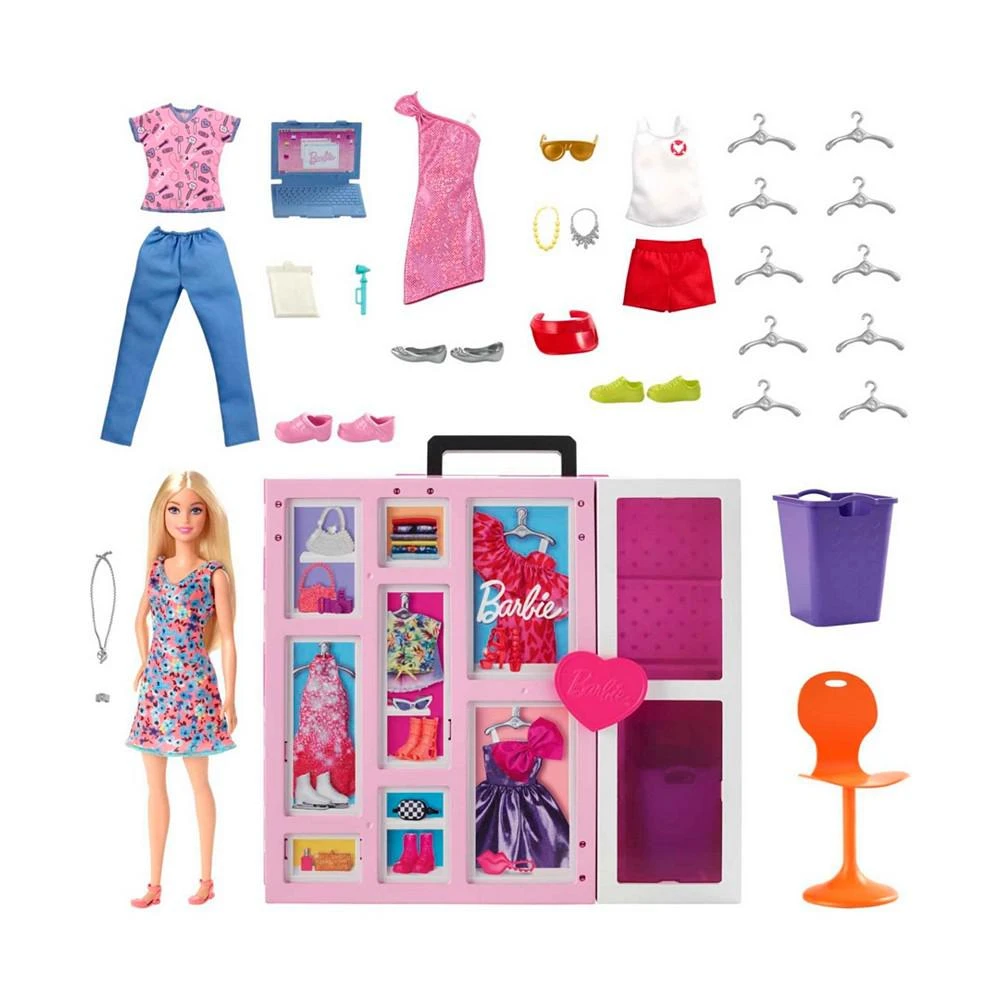 商品Barbie|Dream Closet Doll and Playset,价格¥411,第1张图片