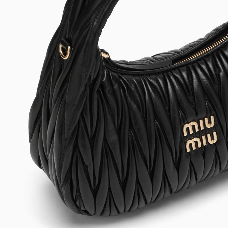 Miu Wander black matelassé bag 商品