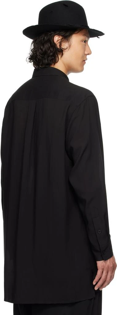 商品YOHJI YAMAMOTO|黑色 CM Cellulose Lawn Standard Oversize 衬衫,价格¥4507,第3张图片详细描述