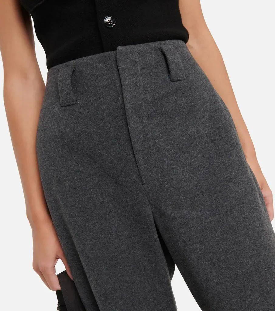 商品Lemaire|Curved high-rise wool-blend pants,价格¥5369,第4张图片详细描述