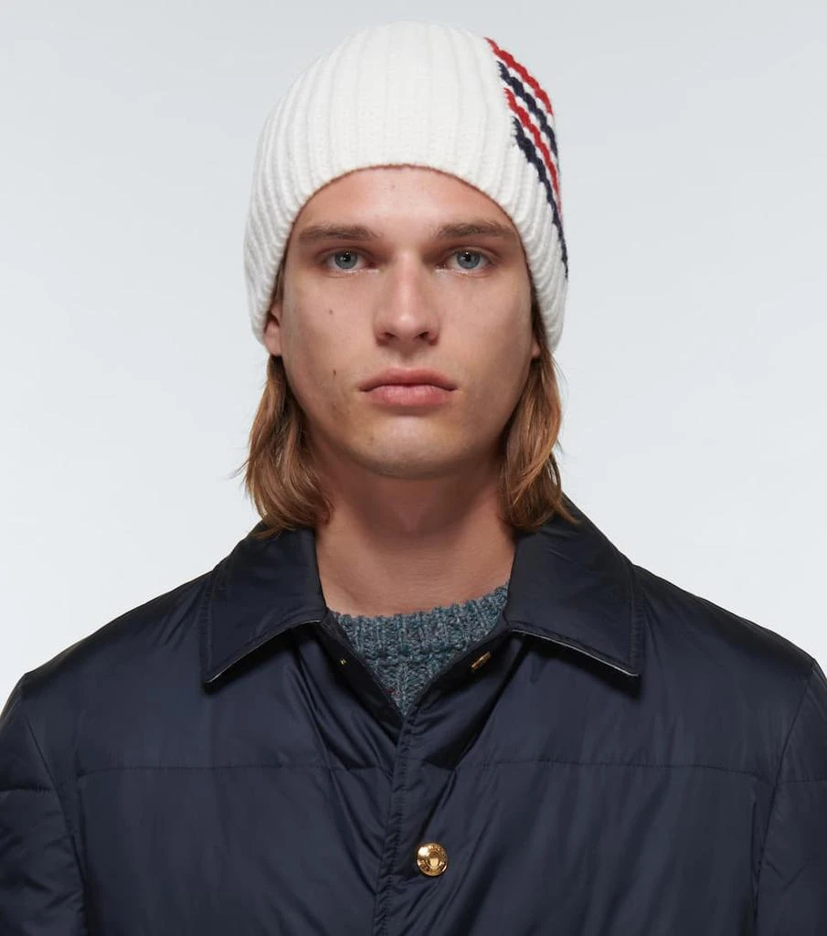 商品Thom Browne|4-Bar virgin wool beanie,价格¥1277,第2张图片详细描述