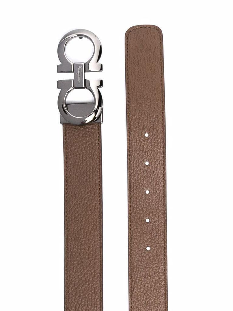 商品Salvatore Ferragamo|SALVATORE FERRAGAMO - Gancini Leather Belt,价格¥3878,第4张图片详细描述