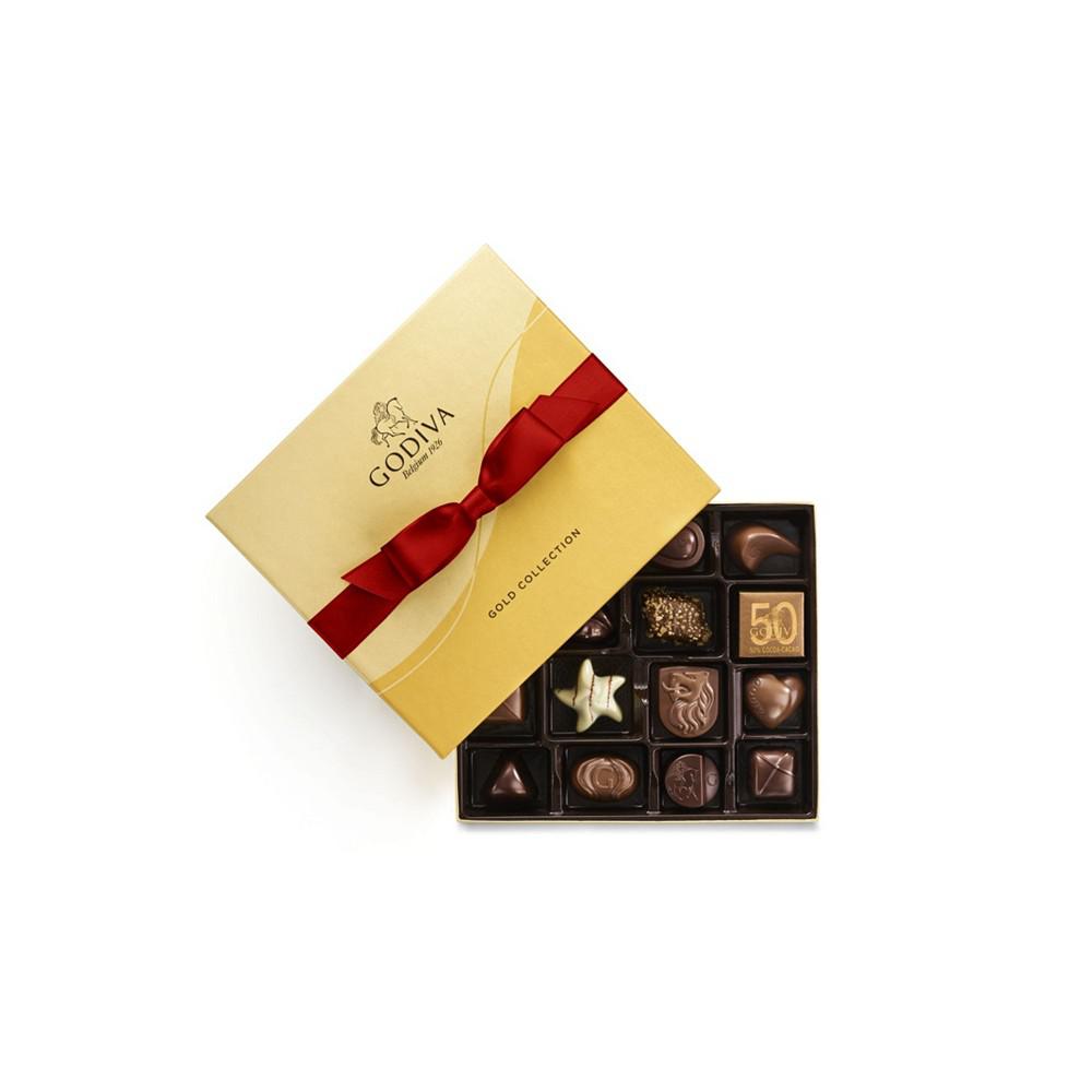 什锦巧克力金装-礼盒装-19颗商品第1张图片规格展示