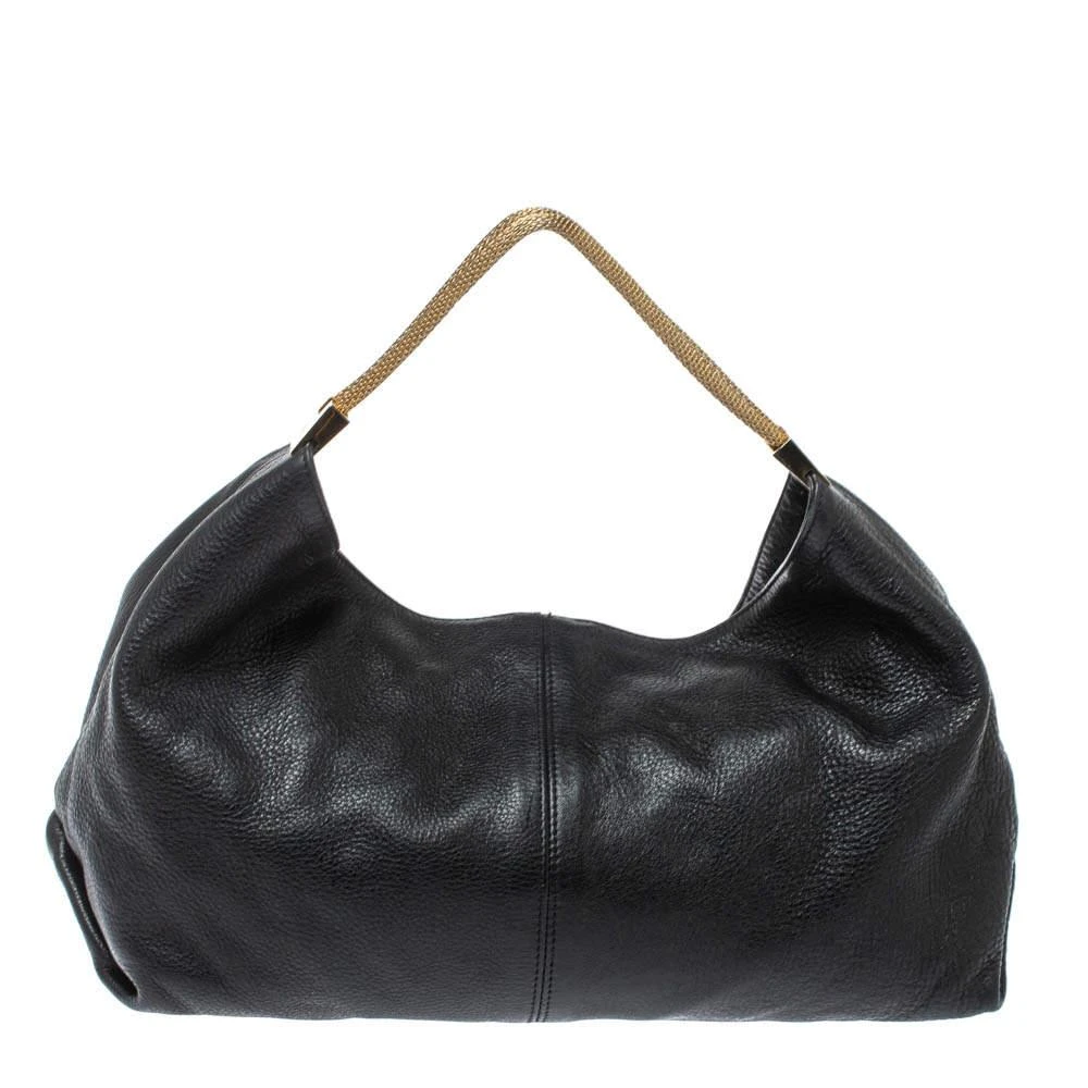 商品[二手商品] Furla|Furla Black Leather Luna Hobo,价格¥890,第4张图片详细描述