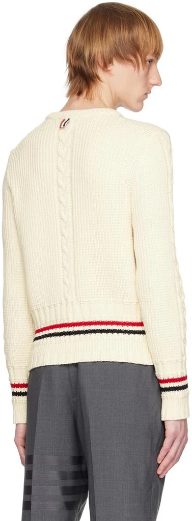 商品Thom Browne|Off-White Stripe Sweater,价格¥2709,第3张图片详细描述