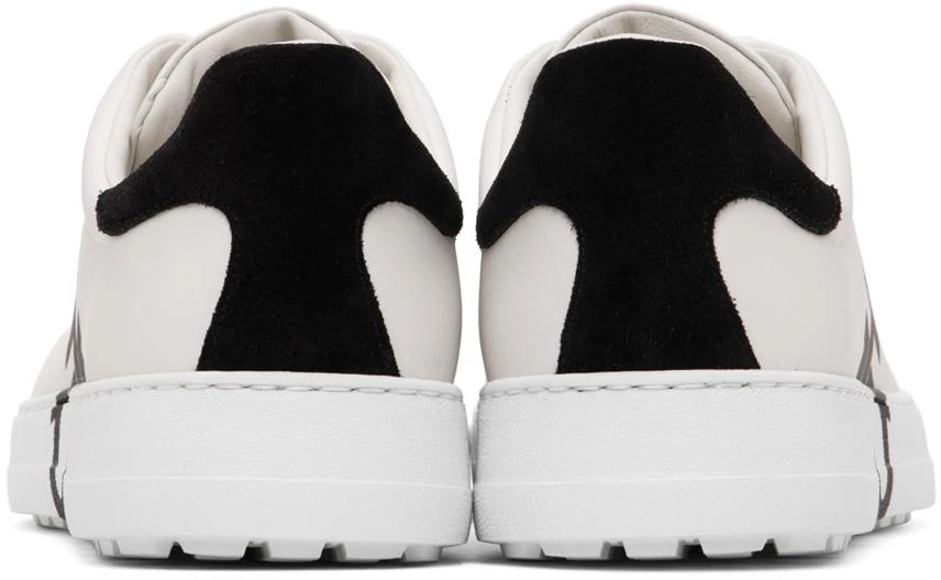 商品Salvatore Ferragamo|White Gancini Sneakers,价格¥2889,第2张图片详细描述