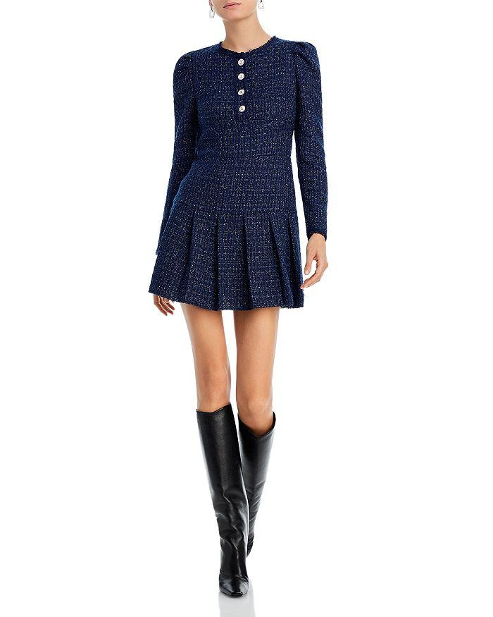 Tweed Pleated Mini Dress - 100% Exclusive 商品