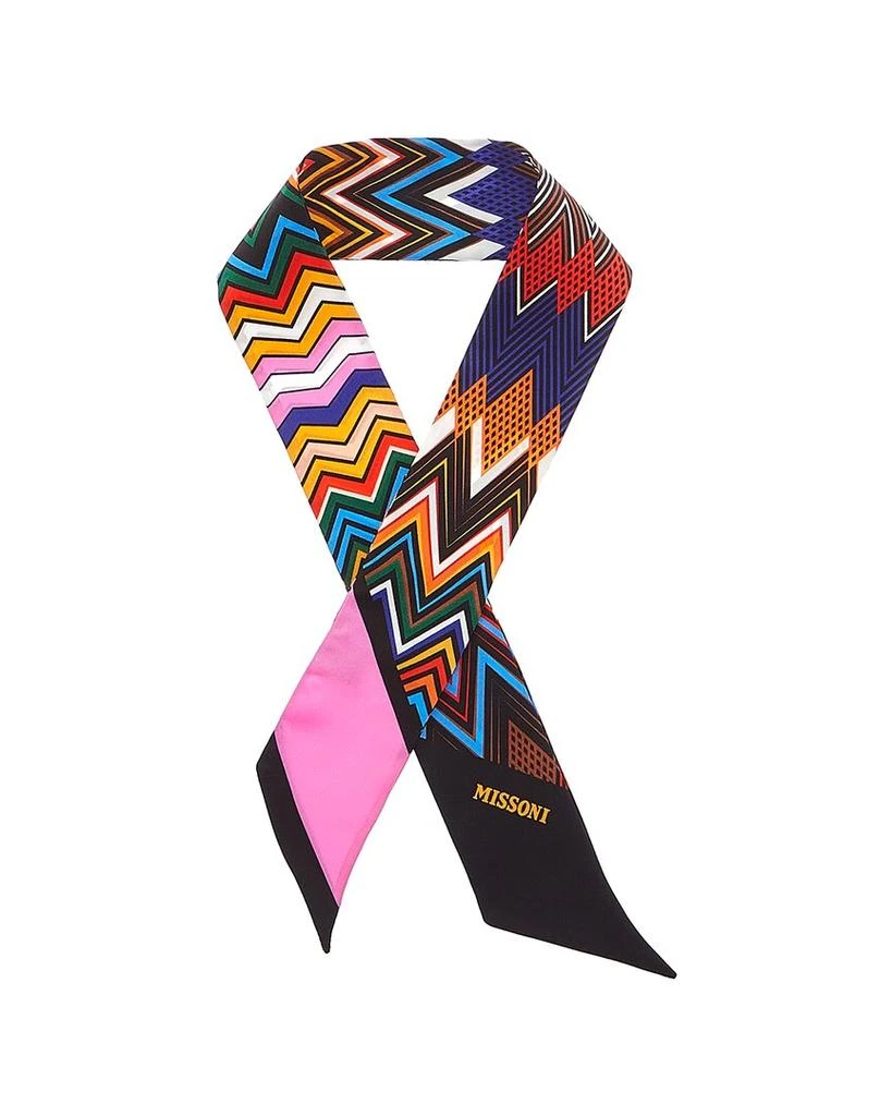 商品Missoni|Missoni Silk Bandeau Scarf,价格¥636,第1张图片