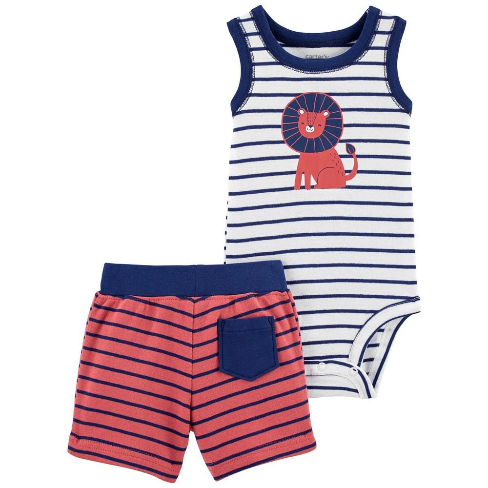 商品Carter's|Baby Boys 2-Piece Tank and Shorts Set,价格¥45,第1张图片
