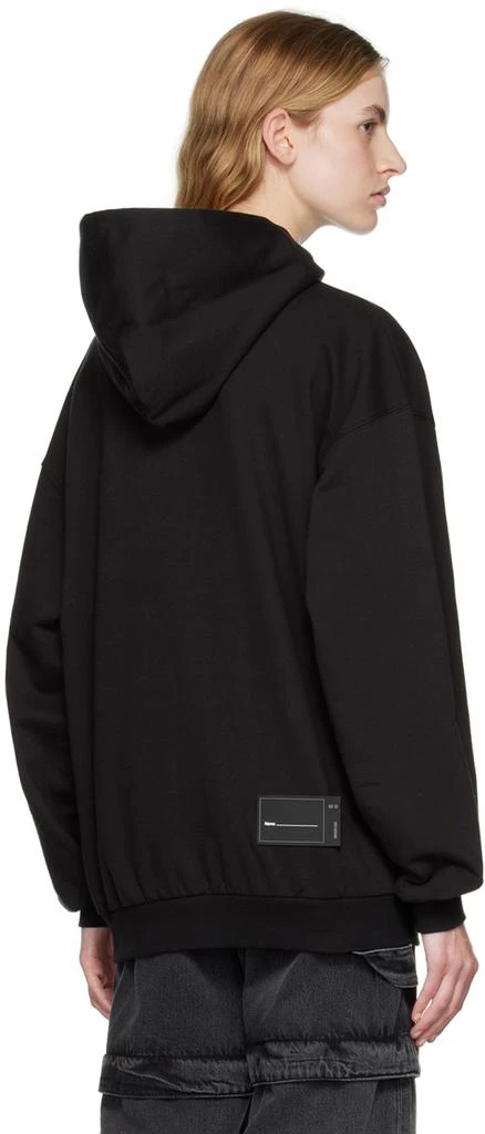 商品We11done|Black Cotton Hoodie,价格¥1460,第3张图片详细描述