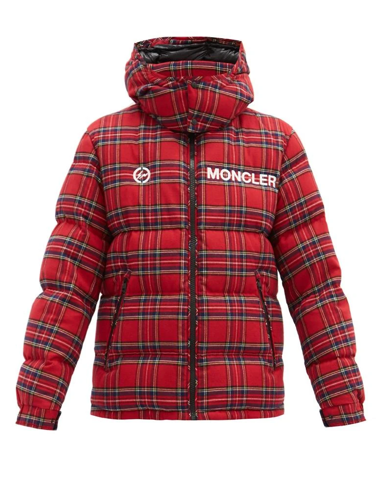 商品Moncler|Mayak oversized tartan-flannel quilted down jacket,价格¥7362,第1张图片