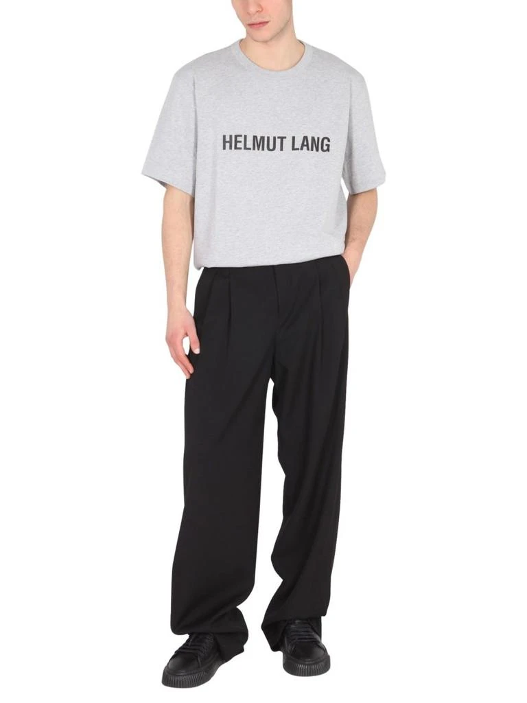 商品Helmut Lang|Helmut Lang Logo Printed Crewneck T-Shirt,价格¥618,第3张图片详细描述