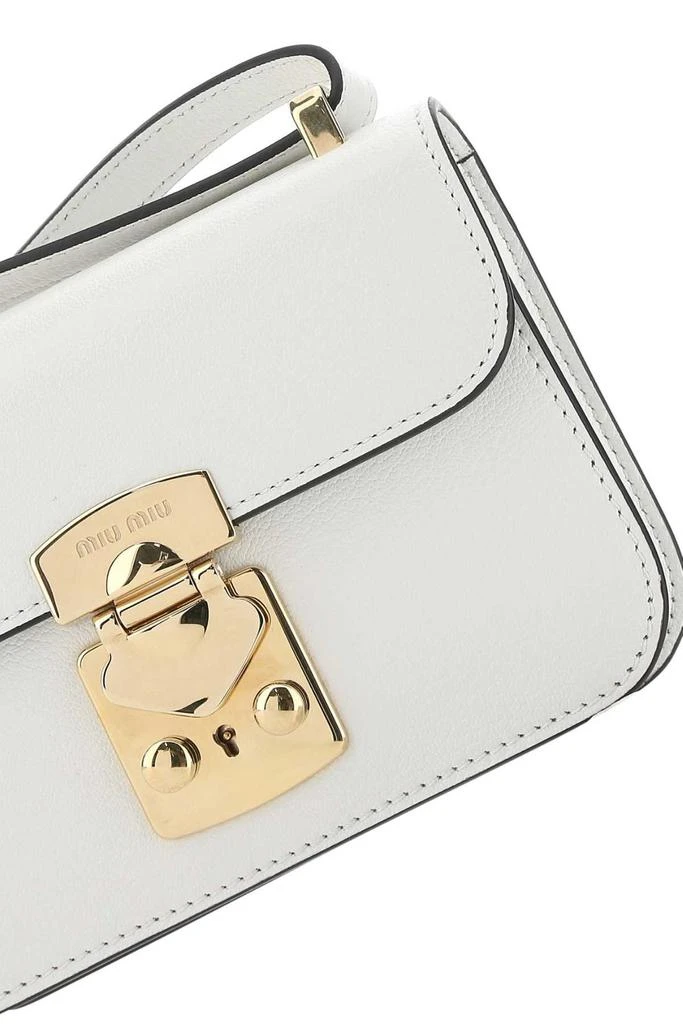 商品Miu Miu|Miu Miu Logo Detailed Crossbody Bag,价格¥11558,第4张图片详细描述