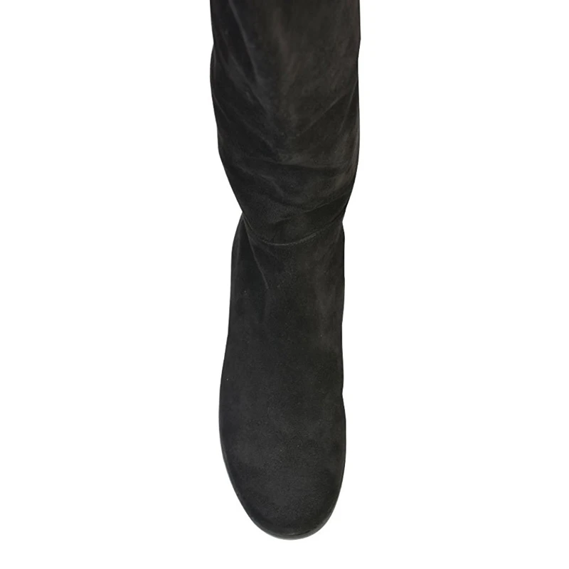 Stuart Weitzman 女黑色皮质靴子 5050-SUEDE-BLACK 商品