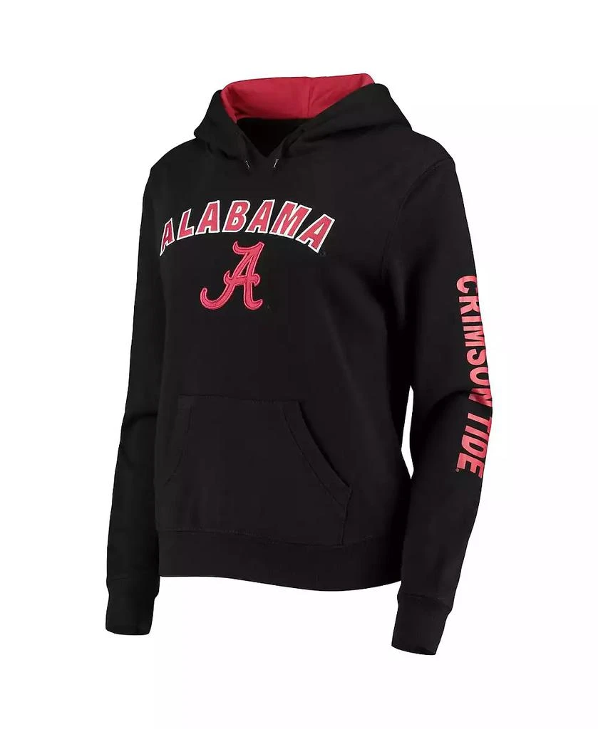 商品Colosseum|Women's Black Alabama Crimson Tide Loud and Proud Pullover Hoodie,价格¥248,第4张图片详细描述