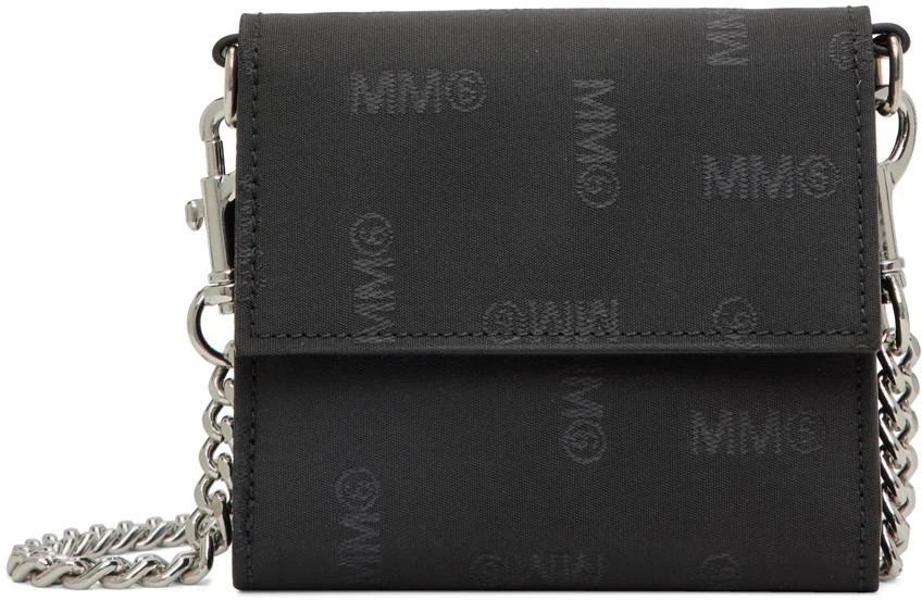 商品MAISON MARGIELA|Black Chain Wallet Shoulder Bag,价格¥998,第1张图片