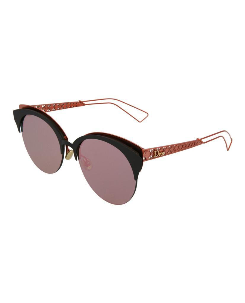 商品Dior|Cat-Eye Metal Sunglasses,价格¥754,第4张图片详细描述