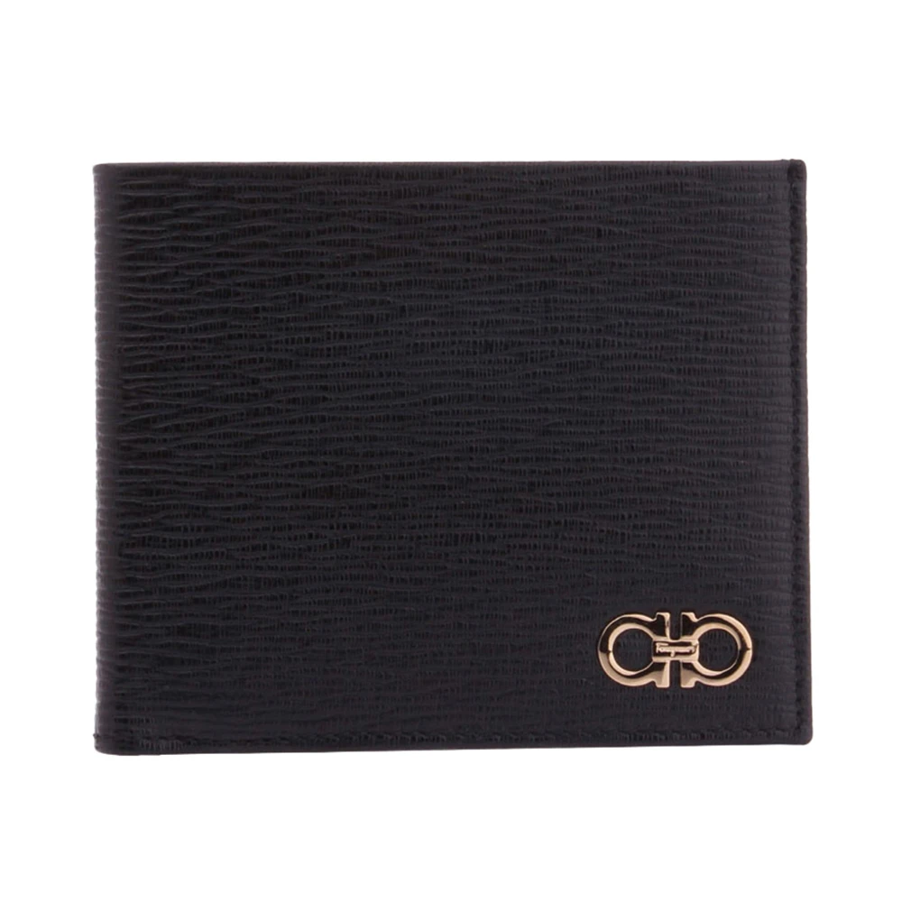 商品Salvatore Ferragamo|Salvatore Ferragamo 菲拉格慕 男士黑色牛皮钱包 66-A063-0685950,价格¥3443,第1张图片