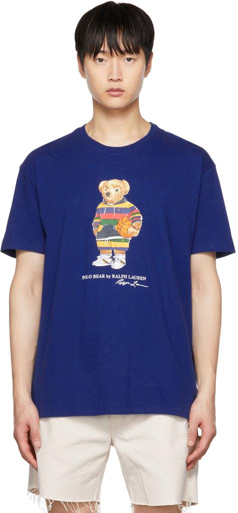 Blue Polo Bear T-Shirt商品第1张图片规格展示