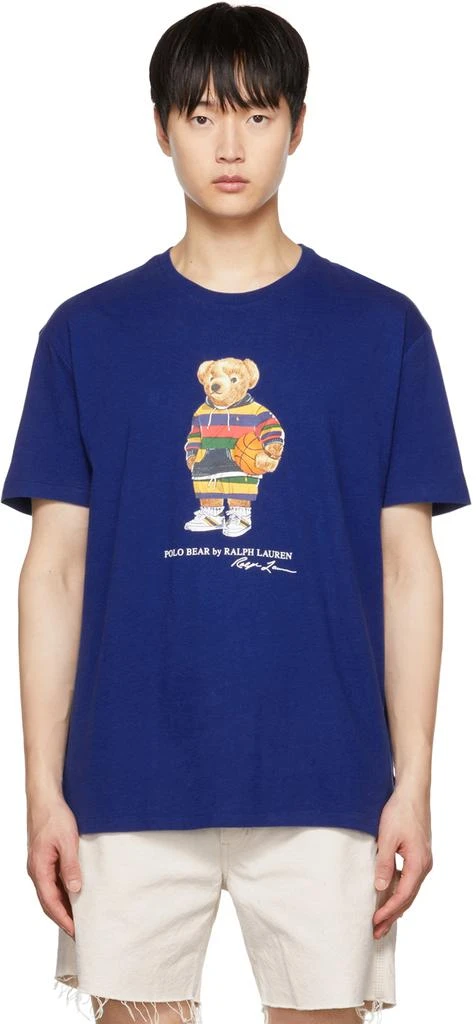 商品Ralph Lauren|Blue Polo Bear T-Shirt,价格¥311,第1张图片