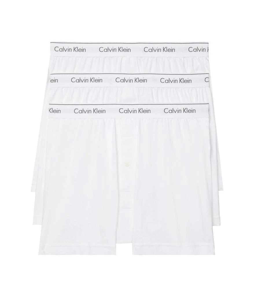 商品Calvin Klein|Cotton Classics Multipack Pack Knit Boxer,价格¥245,第1张图片