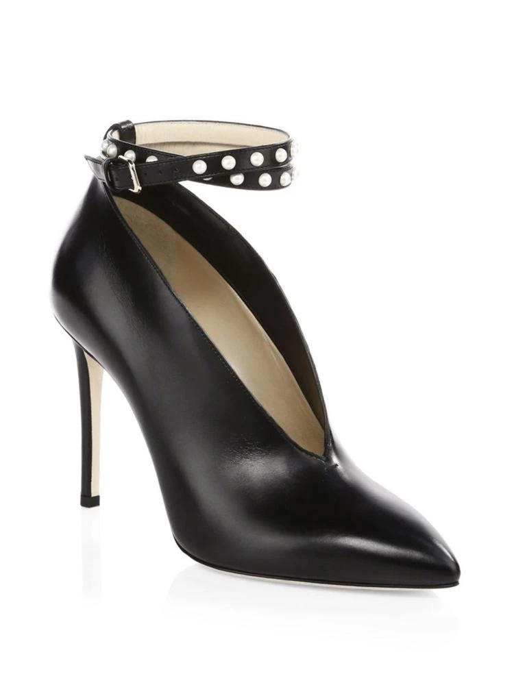 商品Jimmy Choo|Jimmy Choo - Lark Leather Ankle-Strap Pumps,价格¥3582,第1张图片