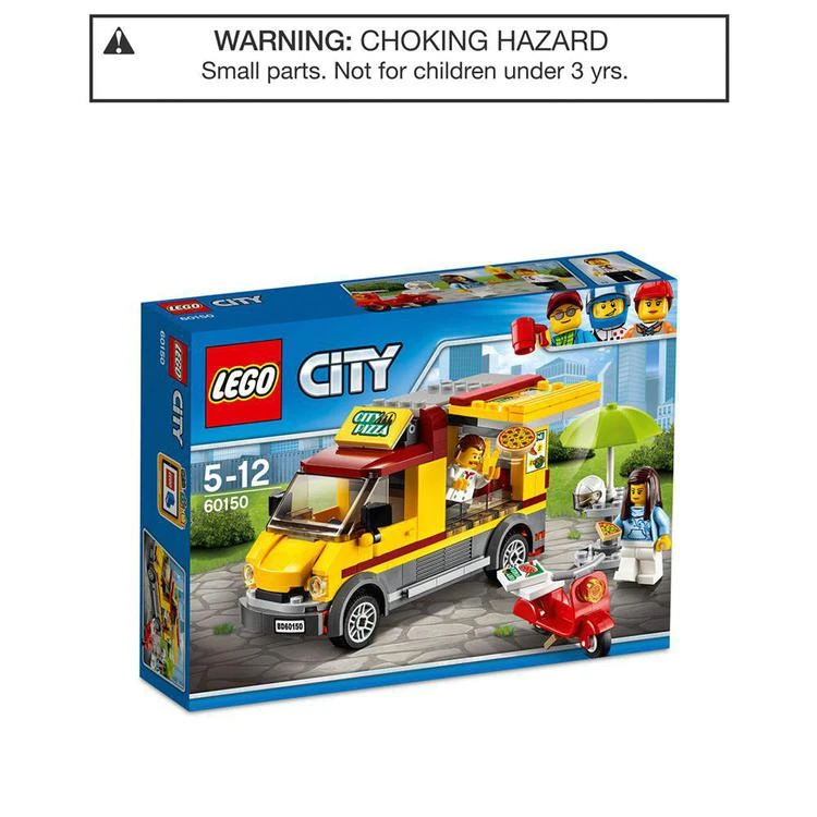 商品LEGO|City 249-Pc. Great Vehicles Pizza Van Set,价格¥150,第1张图片