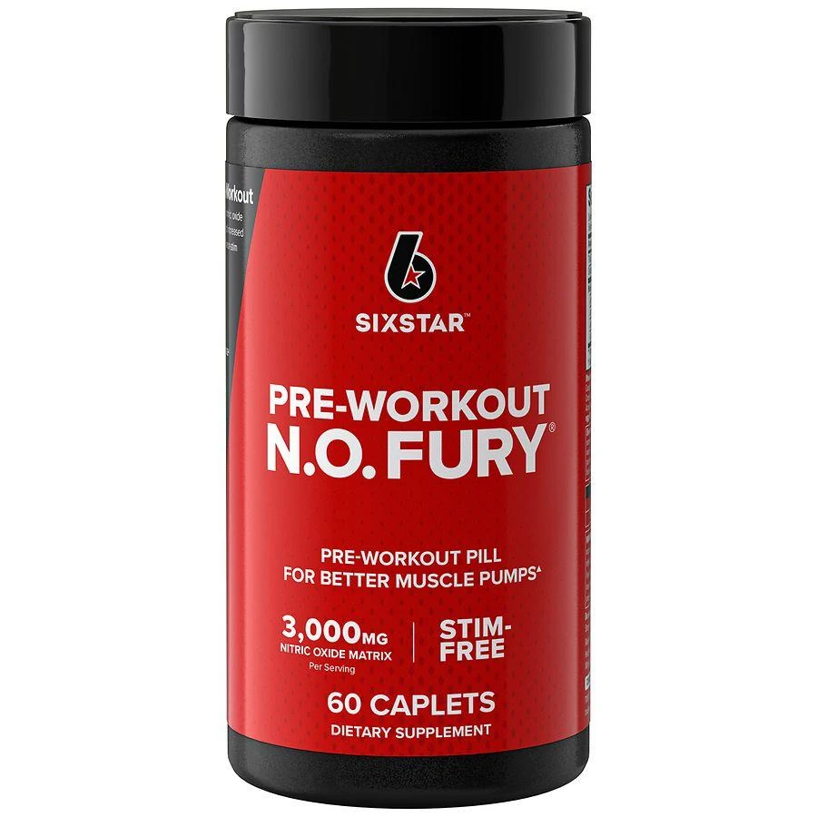 商品Six Star|N.O. Fury Pre Workout,价格¥106,第1张图片