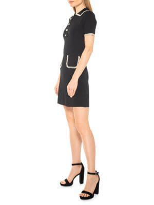 商品ALEXIA ADMOR|Piper Short-Sleeve Shift Knit Dress,价格¥646,第5张图片详细描述
