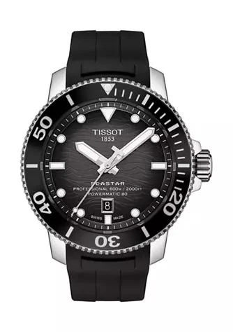 商品Tissot|Mens Seastar 2000 Professional Powermatic 80 Watch,价格¥7470,第1张图片