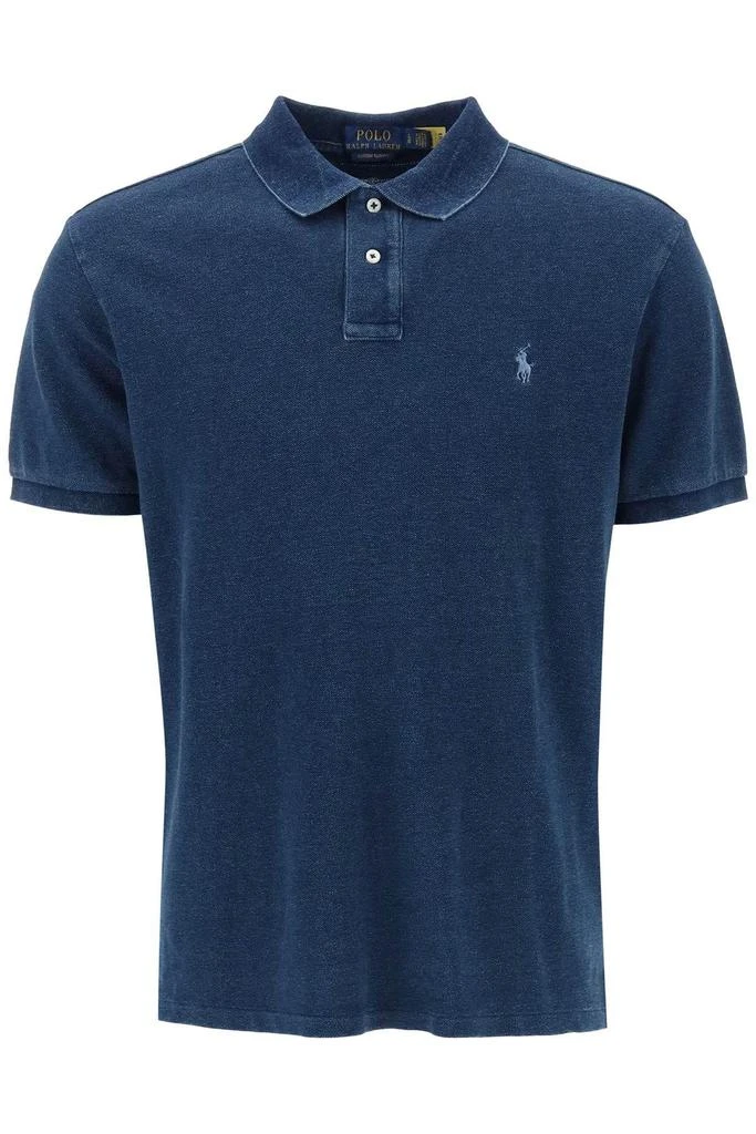 商品Ralph Lauren|Pique cotton polo shirt,价格¥516,第1张图片