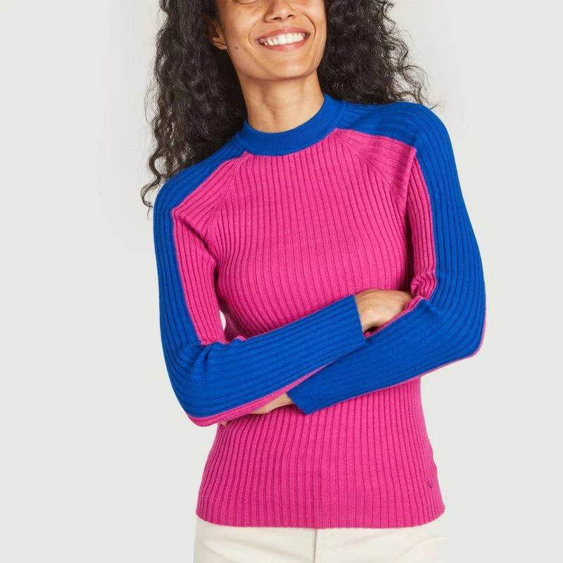 商品BOBO CHOSES|ribbed knit sweater  Fuschia  Bobo Choses,价格¥915,第1张图片