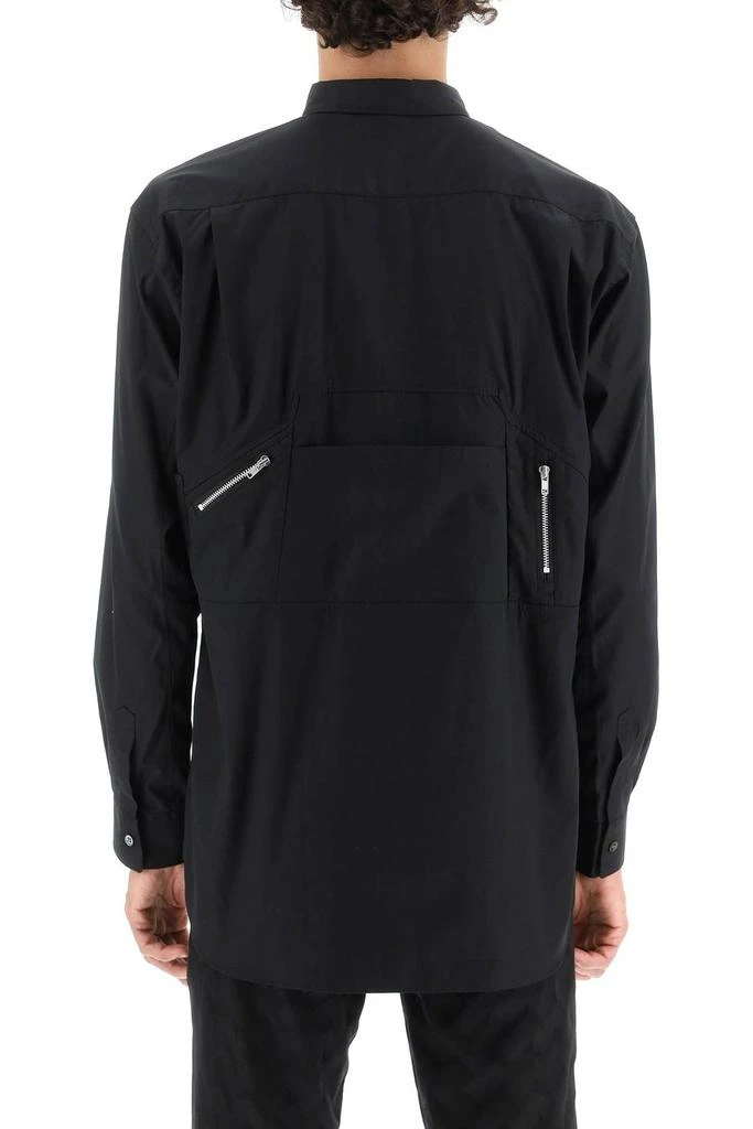 商品Comme des Garcons|Comme des Garçons Shirt Zip Detailed Buttoned Shirt,价格¥2201,第3张图片详细描述