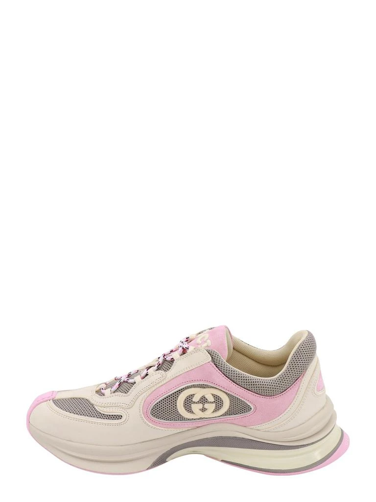 商品Gucci|Leather and nylon sneakers with lateral GG logo,价格¥6095,第2张图片详细描述