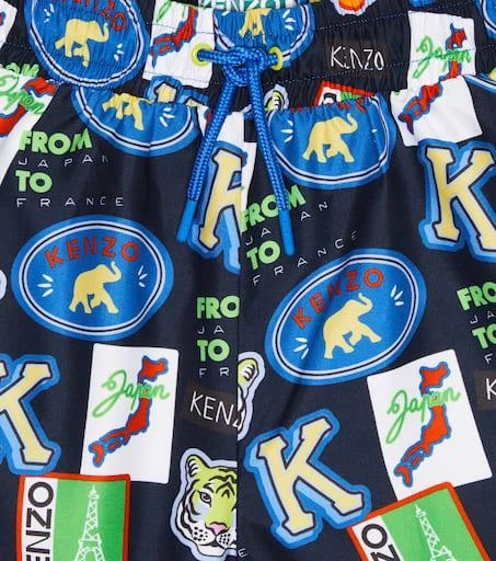 商品Kenzo|Logo印花泳裤,价格¥504,第2张图片详细描述