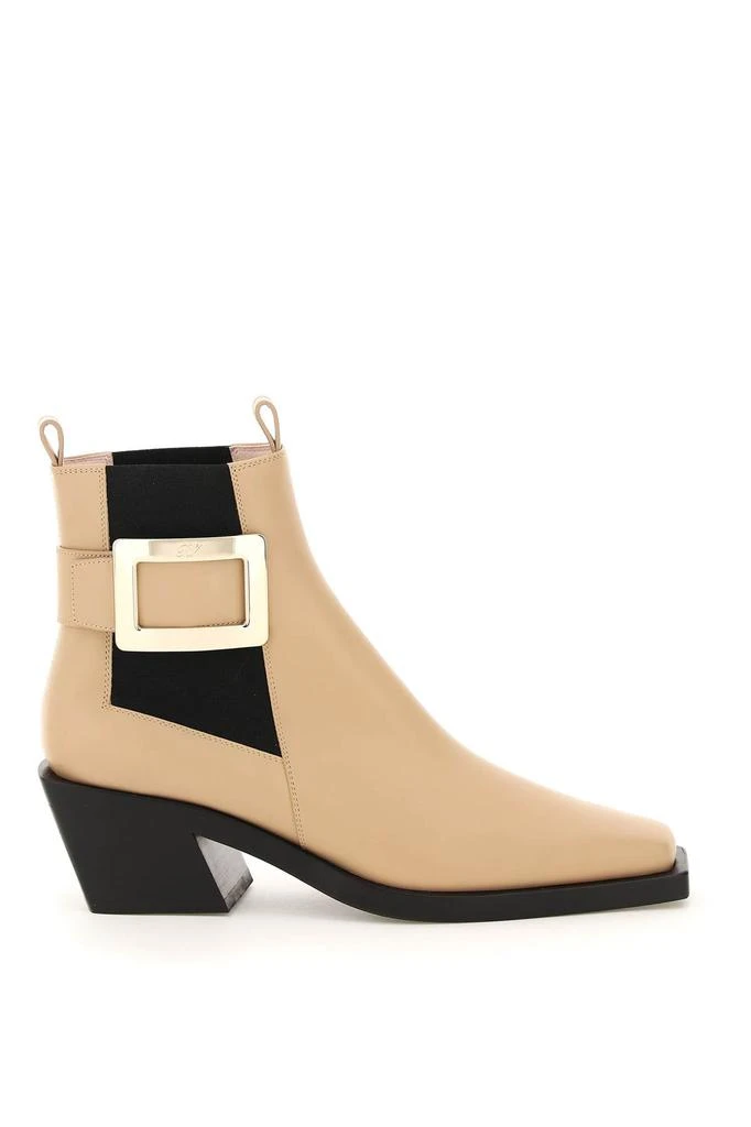 商品Roger Vivier|Roger vivier bellyviv' tex chelsea boots,价格¥6230,第1张图片