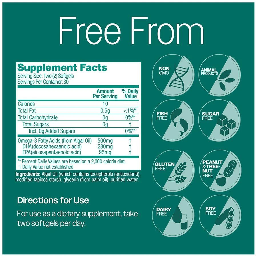 商品Ovega-3|Omega3 Plant Based,价格¥138,第4张图片详细描述
