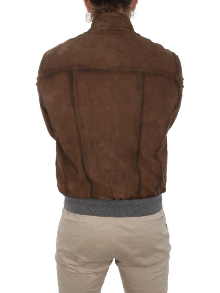 商品THE JACK LEATHERS|The jack leathers men's brown suede outerwear jacket,价格¥3815,第3张图片详细描述