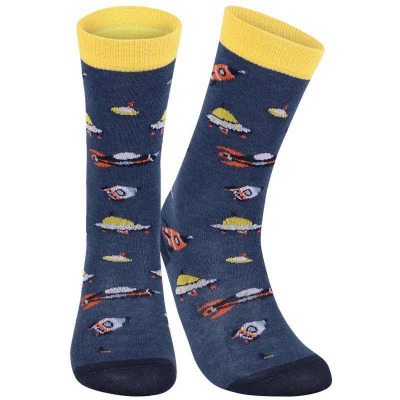 商品Story Loris|Space print socks in blue,价格¥145,第1张图片
