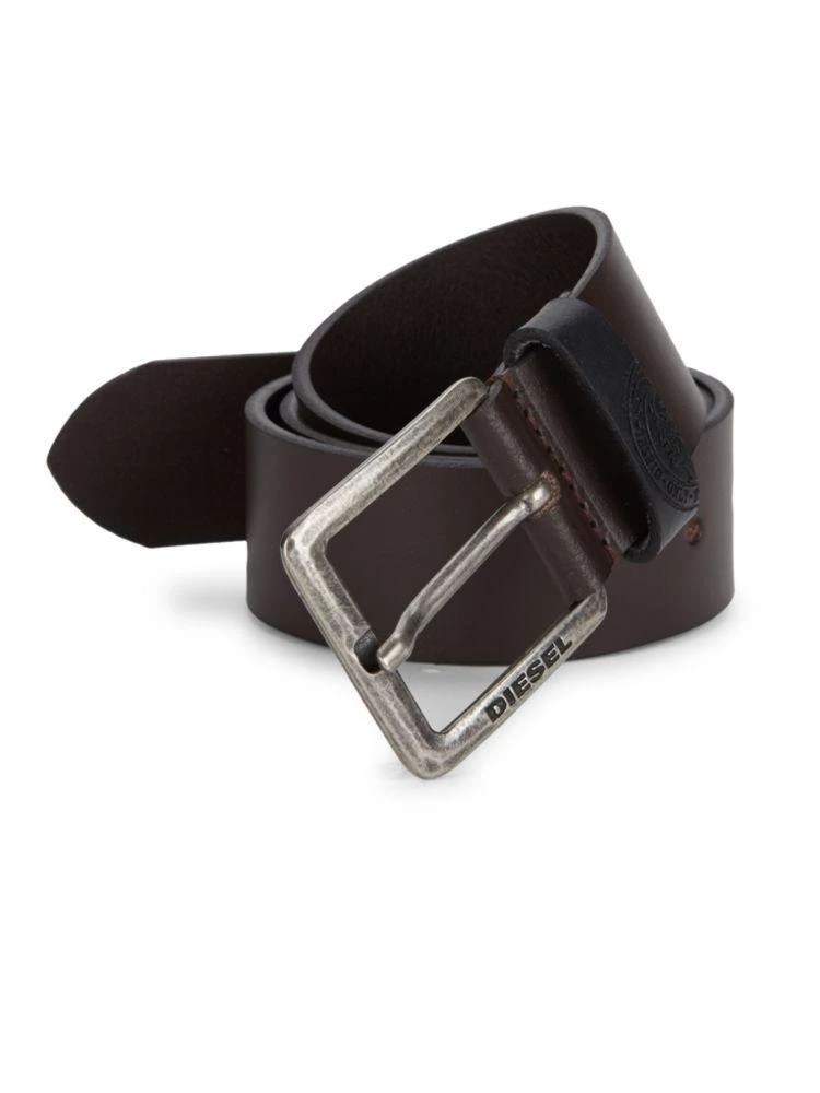 商品Diesel|Embossed Leather Belt,价格¥160,第1张图片