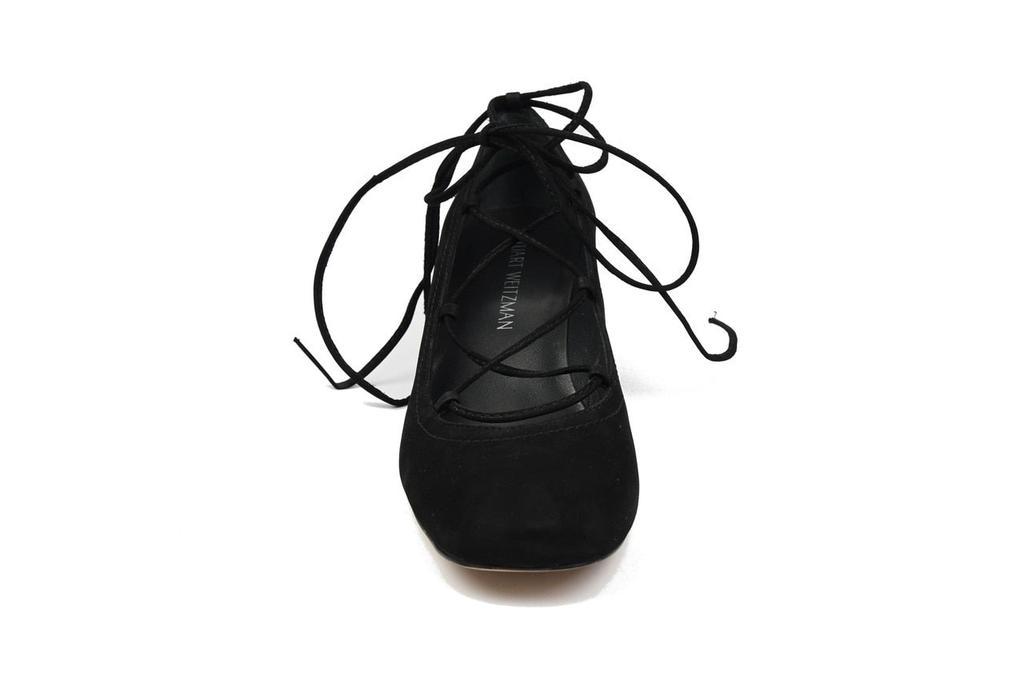 商品Stuart Weitzman|Stuart Weitzman Black Cordon Lace up Mid 50,价格¥1853,第5张图片详细描述